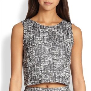 Joie Tweed Crop Top Xs